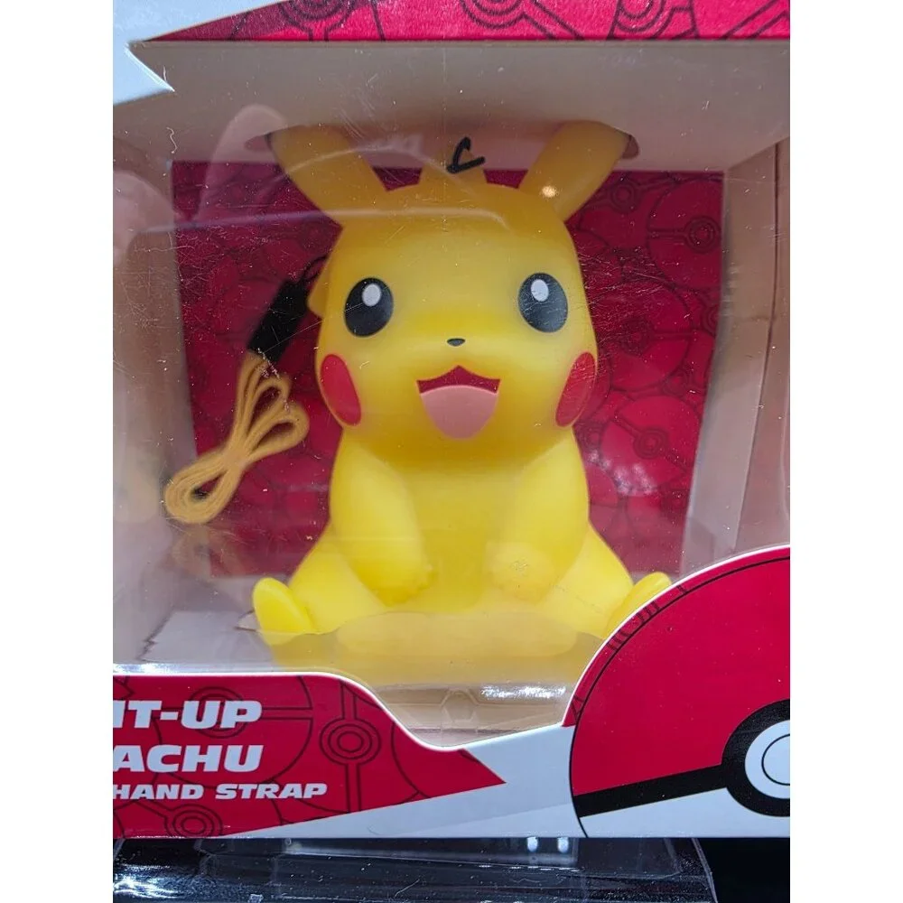 Pokemon Light-Up Pikachu With Hand Strap 3.5 Inches LED Light Diffuser Ages 14+